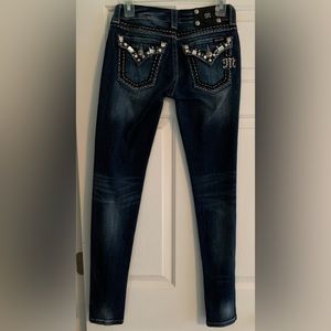 Miss Me embellished skinny jeans size 26